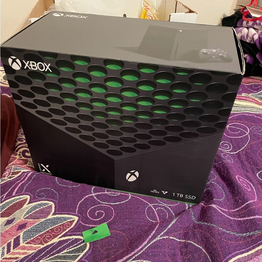 Microsoft Xbox Console - Black and Green